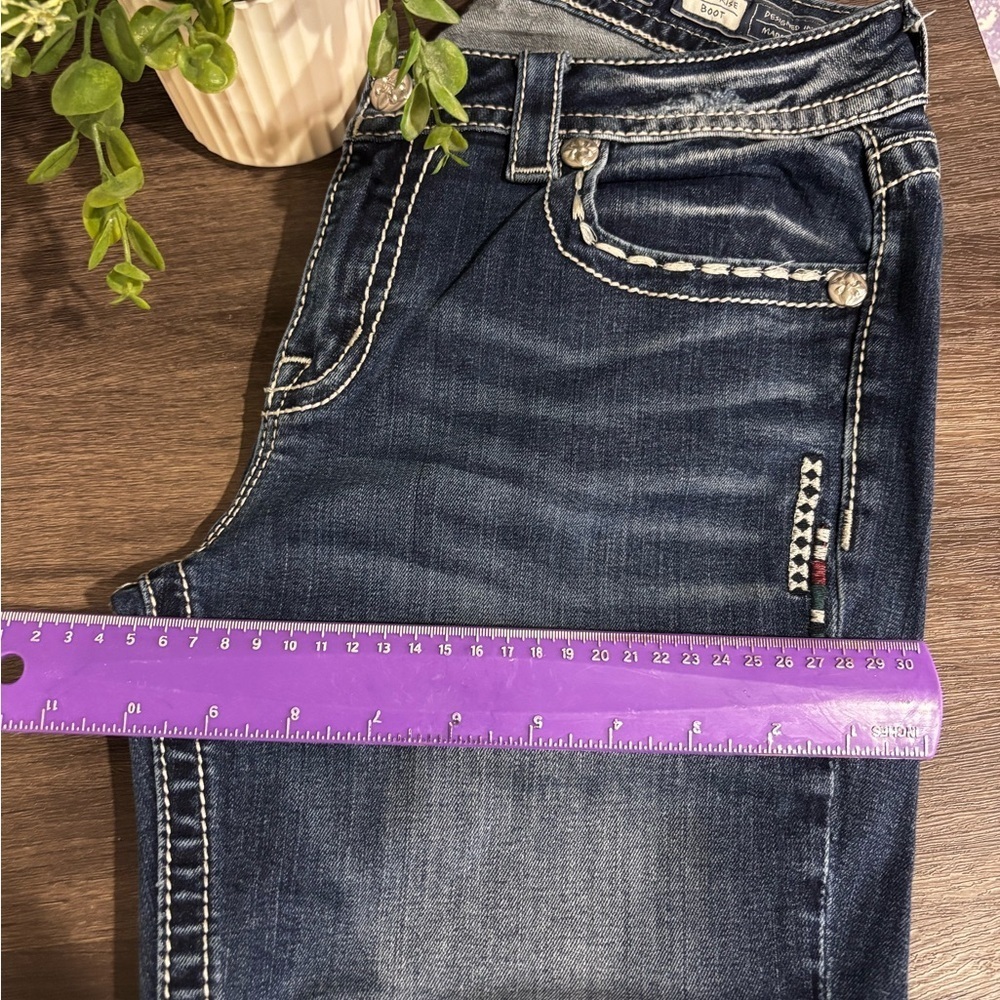 Miss Me Indigo Straight Leg Jeans - Picture 8 of 8